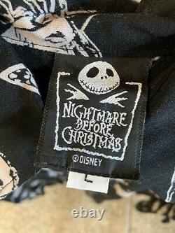 The Nightmare Before Christmas Lock Shock Barrel Disney Sz L Shirt Skellington