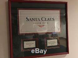 The Santa Clause Disney Official Movie Prop Screen Used Cards Tim Allen Auto