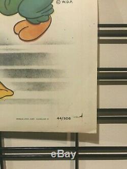 Three Caballeros Original One Sheet Poster 1944 Walt Disney Donald Duck