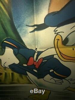 Three Caballeros Original One Sheet Poster 1944 Walt Disney Donald Duck
