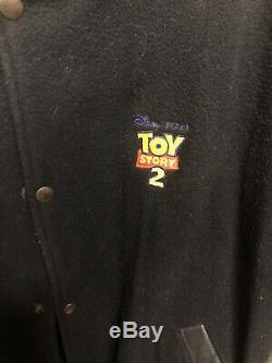 Toy Story 1 2 3 4 Disney FILM CAST CREW JACKET Woody Buzz Vintage Vtg XL Surpeme