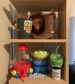 Toy Story 4 Disney Pixar Woody Cinemex Movie Pack 4 Popcorn Buckets + 2 Cups NEW