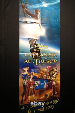 Treasure Planet / DOOR PANEL FRENCH MOVIE POSTER promo walt disney