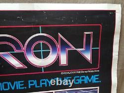Tron 1982 DISNEY ORIGINAL BALLY Midway Video Game 28x36 Rolled PROMO Poster