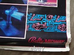 Tron 1982 DISNEY ORIGINAL BALLY Midway Video Game 28x36 Rolled PROMO Poster