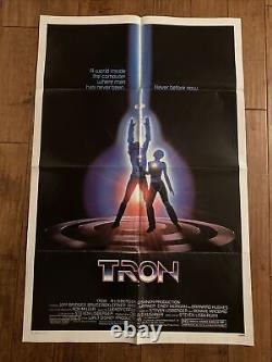 Tron Original Movie Poster Walt Disney Jeff Bridges