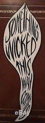 Two Original 1983 Disney Something Wicked This Way Comes Productions Signs
