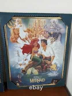 Two Vintage 1989 Disney The Little Mermaid Posters- One is banned movie poster