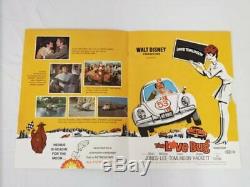 VINTAGE 1968 The Love Bug Disney 11x17 Spinning Industry Poster Ad Book