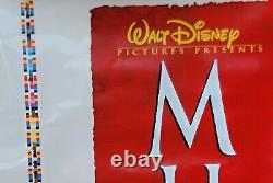 VINTAGE-MULAN 1998 Authentic Disney Studio Print Page Window Cling Sticker RARE