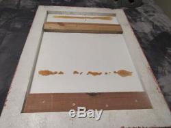 VINTAGE Wood Movie Theatre Poster Marquee Display GLASS FROM DISNEY ORLANDO