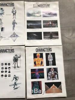 VTG TRON Concept storyboard Architecture Characters Hardware Photos 1981 Disney