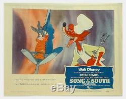 Very Scarce R-56 Original Lobby Card No. 4 Fr. Disney's Song Of The South (1946)