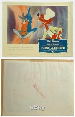 Very Scarce R-56 Original Lobby Card No. 4 Fr. Disney's Song Of The South (1946)