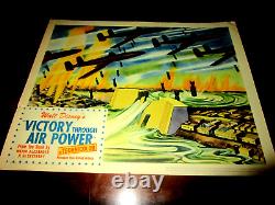 Victory Through Air Powers, Original Lobby #5 Disney War Effort, Rare 1943