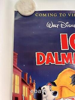 Vintage 101 DALMATIANS Store Promo Poster 90's VHS Oreo Ritz Walt Disney Cartoon