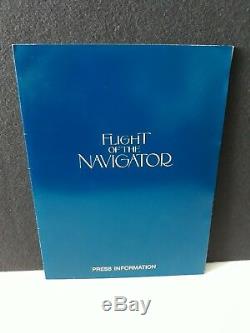 Vintage 1986 Disney's Flight of the Navigator Press Release Kit with 6 B&W photos