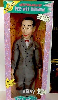 Vintage 1989 26 Pee Wee Herman Ventriloquist doll (Brand New and Sealed)