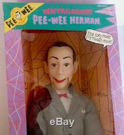 Vintage 1989 26 Pee Wee Herman Ventriloquist doll (Brand New and Sealed)