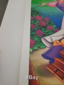 Vintage 1991 Disney's BEAUTY AND THE BEAST Original One Sheet Rolled Poster