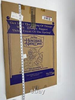Vintage Disney Store Display Cardboard Standee The Hunchback of Notre Dame
