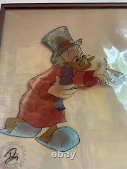 Vintage Framed Disney Original Hand Painted Movie Film Cell With Free Shipping