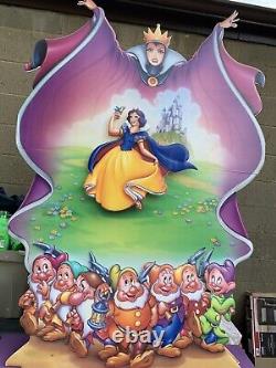 Vintage Snow White And The Seven Dwarfs Disney Movie Standee