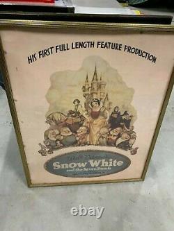 Vintage Snow White Framed Movie Poster