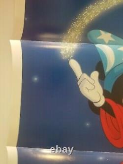 Vintage Walt Disney's FANTASIA (1940) 1982 ReRelease One Sheet Movie Poster