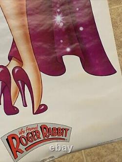 Vintage Who Framed Roger Rabbit Life sized Jessica Rabbit Poster 75x26 RARE