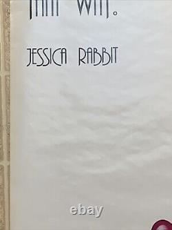 Vintage Who Framed Roger Rabbit Life sized Jessica Rabbit Poster 75x26 RARE