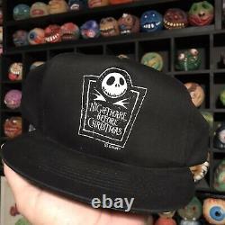 Vtg 90s Disney NBC Nightmare Before Christmas Movie Promo Snapback Hat Cap