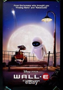 WALL E CineMasterpieces ORIGINAL MOVIE POSTER 2008 DISNEY PIXAR WALLE ROBOT