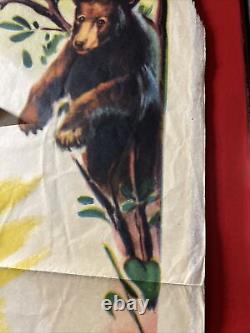 WALT DISNEY ORGINAL BEAR COUNTRY MOVIE POSTER- 1953- 27x41