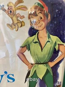 WALT DISNEY PETER PAN Original 1976 Movie Theater RARE Advertising Poster 28x42