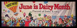 WALT DISNEY'S DISNEYLAND 1955 American Dairy Association Television Show POSTER