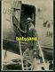 Walt Disney Vintage 7x9 Photo Early Candid Boarding Airplane With Movie Camera