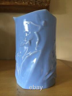 WALT DISNEY Vernon Kilns 1940 FANTASIA Movie Fairy Vase Blue #123 RARE SUPERB