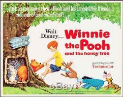 WINNIE THE POOH AND THE HONEY TREE half sheet movie poster 22x28 DISNEY 1966