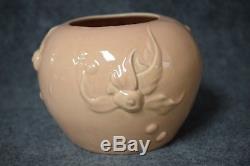 Walt Disney 1940 Fantasia Vernon Kilns Pottery Goldfish Bowl Vase Pale Salmon