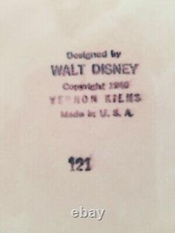 Walt Disney 1940 Fantasia Vernon Kilns Pottery Goldfish Vase Nutcracker Seq