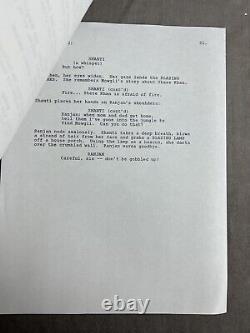 Walt Disney Animation Jungle Book II production script with hand annotated notes