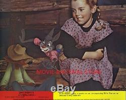 Walt Disney Song Of The South British 1970's Set Of 8 8x10 Lobby Cards #M1622