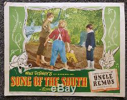 Walt Disney Song Of The South Original 1946 Lobby Card #6 Very Rare