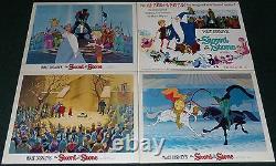 Walt Disney The Sword In The Stone Original R 1973 Lobby Card Set Of 9