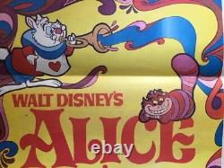 Walt Disney's ALICE IN WONDERLAND (1951) Australian Daybill Great Art & Colors