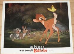 Walt Disney's Bambi (1975rr) Lot Of 6 Lobby Cards