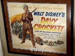 Walt Disney's Davy Crockett Original Movie Poster