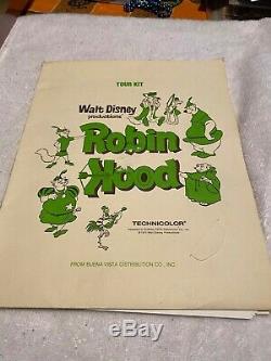 Walt Disney's Robin Hood 1972 Movie Press Kit MAKE OFFER RARE