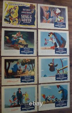 Walt Disney's Song Of The South R/r 1956 Ultra Rare Lobby Card Set